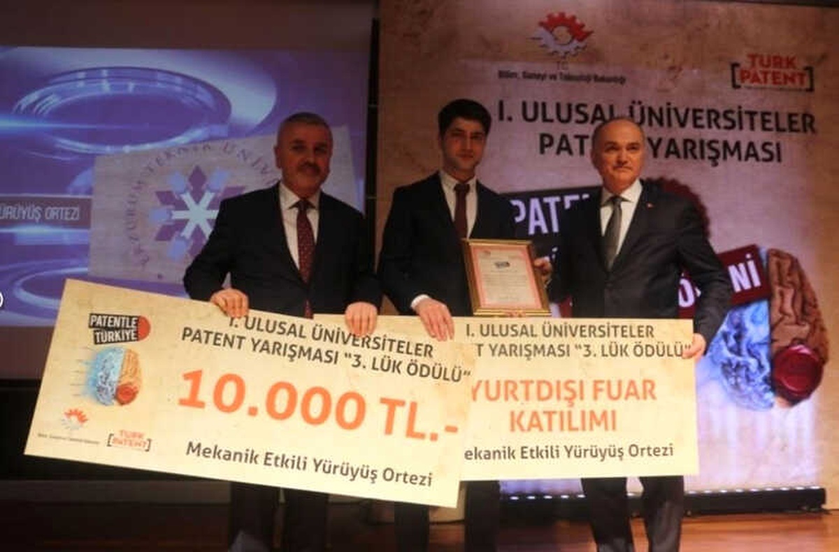 Erzurum Teknik Üniversitesi\'ne Patent Ödülü