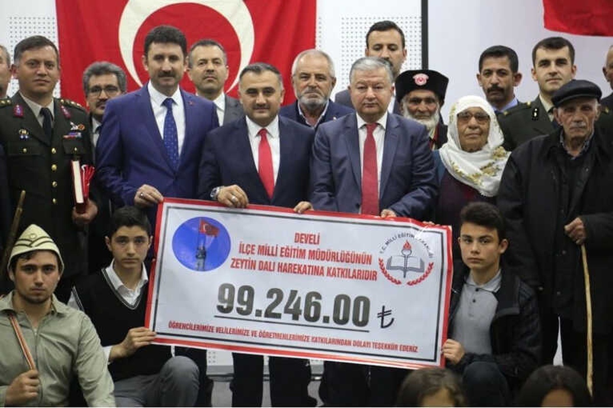 Türk Silahlı Kuvvetleri Güçlendirme Vakfı\'ndan Develi İlçe Milli Eğitim Müdürlüğü\'ne Altın Madalya...