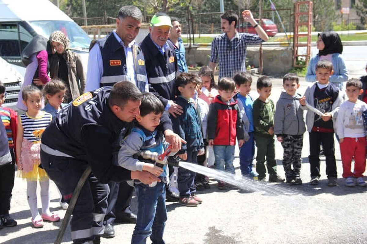 Anaokulu Öğrencilerden İtfaiyeye Ziyaret