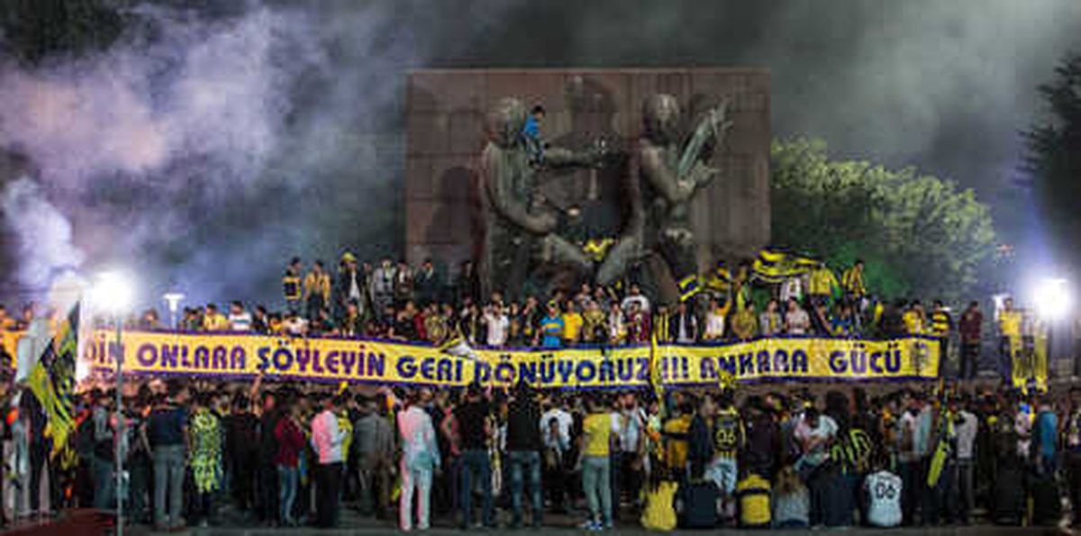 Ankaragüçlü Taraftarların Süper Lig Sevinci