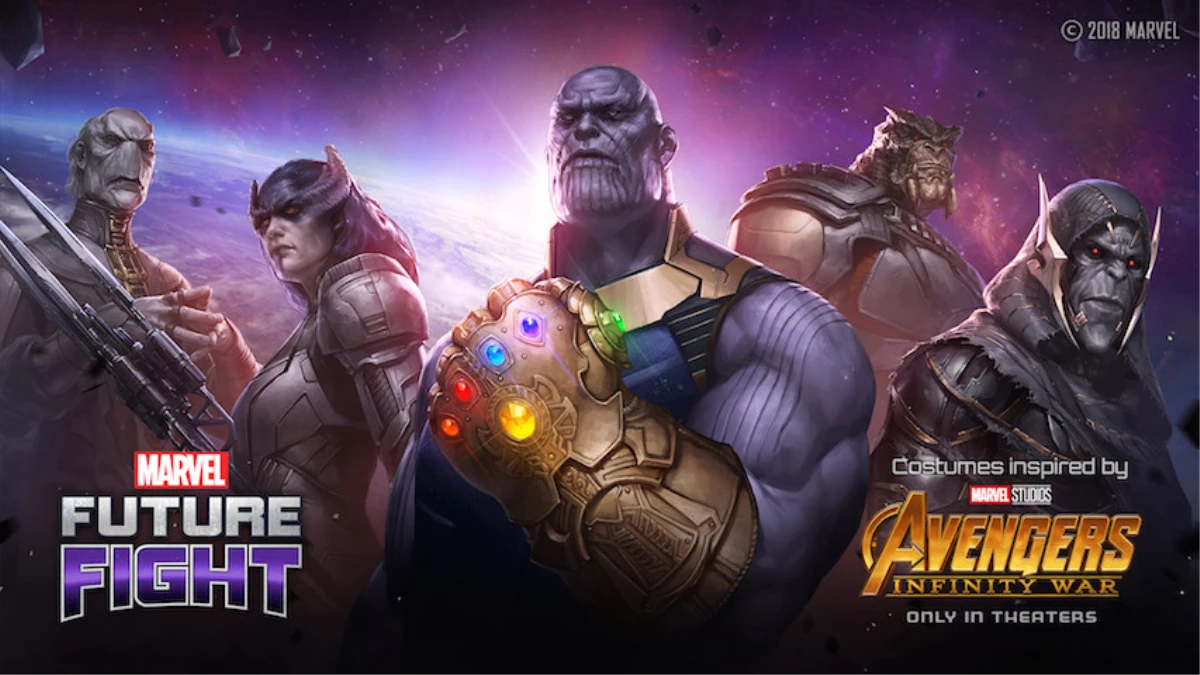 Avengers: Infinity War Filmi Karakterleri Marvel Future Fight\'a Ekleniyor