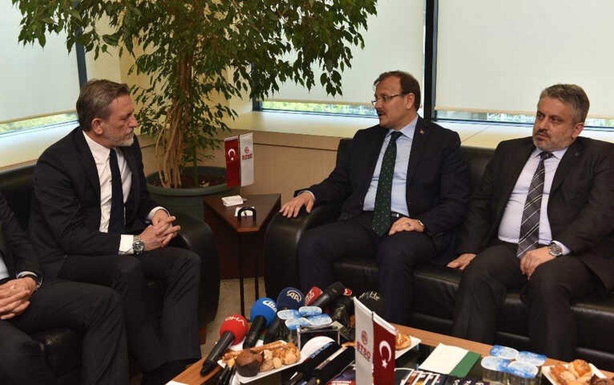 Başbakan Yardımcısı Çavuşoğlu\'ndan Btso\'ya Hayırlı Olsun Ziyareti