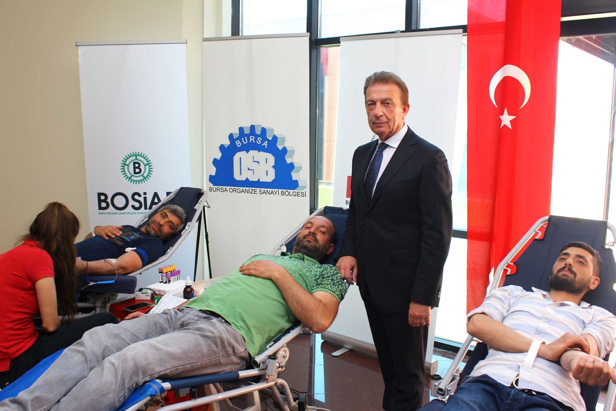 Bursa OSB ve BOSİAD\'dan Kan Bağışı