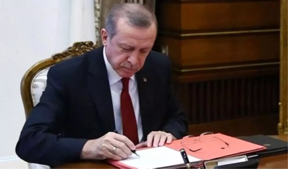 Cumhurbaşkanı Erdoğan\'dan Rektör Ataması