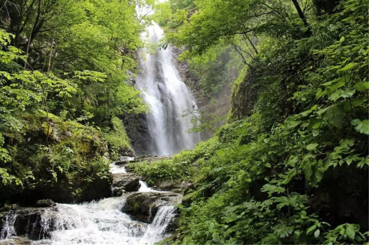 Dikilitaş Şelalesi Büyülüyor