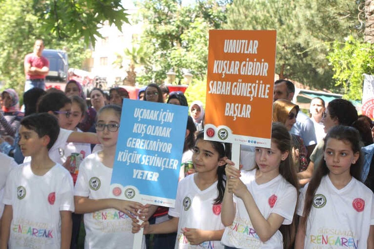 Gürsu\'da Ağaçlar Rengarenk Kuş Evleriyle Donatıldı
