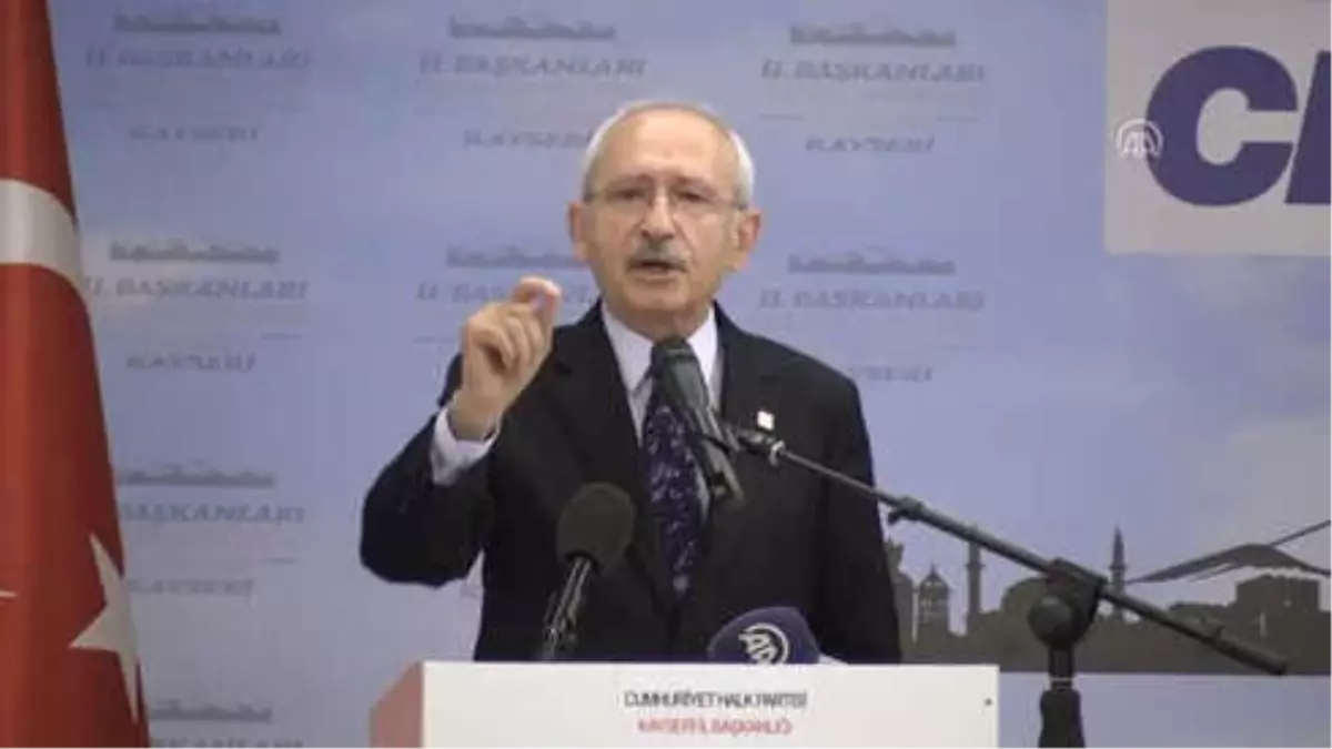 Kılıçdaroğlu: "İnsan Allah\'ın Yarattığı En Değerli Varlıktır ve Bizim Başımızın Üstünde Yeri Vardır"