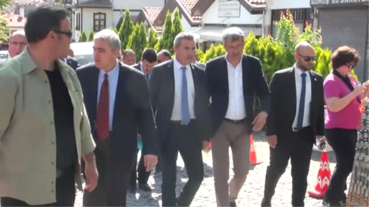 KKTC Cumhuriyet Meclisi Başkanı Uluçay, Beypazarı\'ndaki Tarihi ve Turistik Mekanları Gezdi