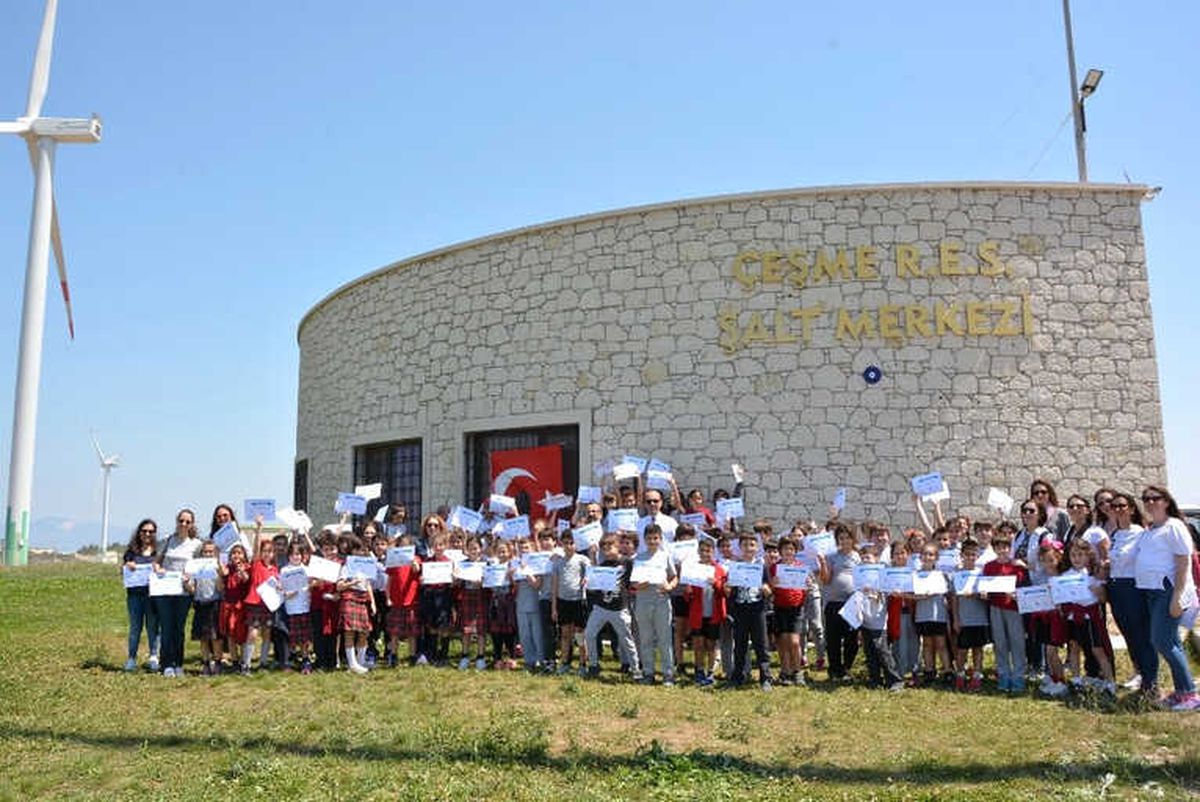 Öğrencilere Rüzgar Enerjisini Tanıttılar