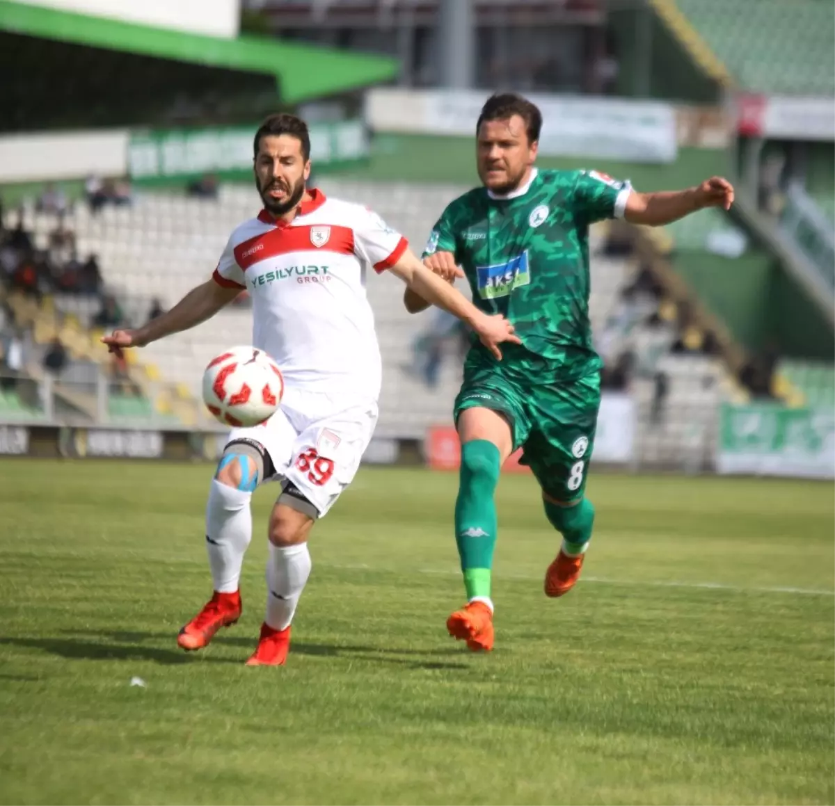 Spor Toto 1. Lig: Akın Çorap Giresunspor: 2 - Samsunspor: 1