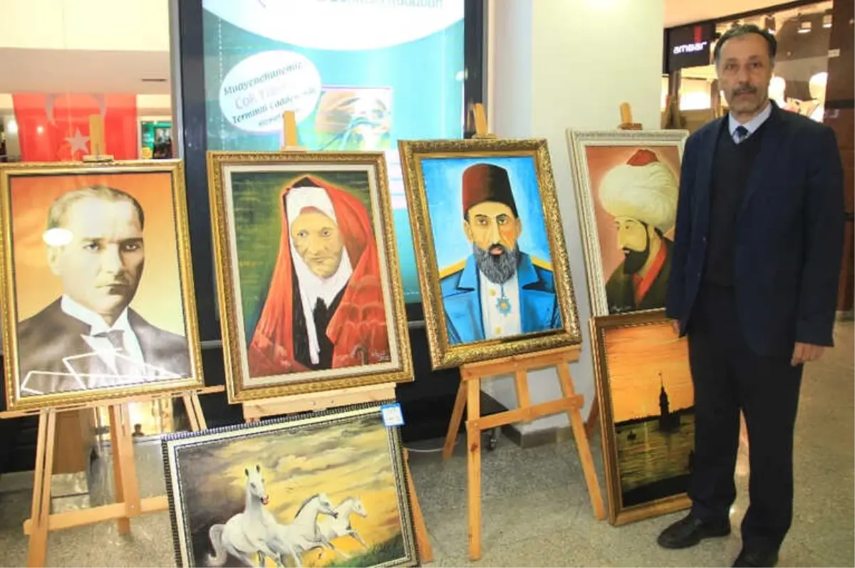 Fesih Özyurt\'un 8. Kişisel Yağlı Boya Tabloları Sergiye Açıldı