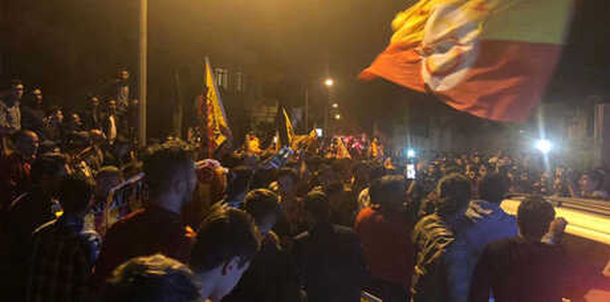 Galatasaray\'a Florya\'da Coşkulu Karşılama