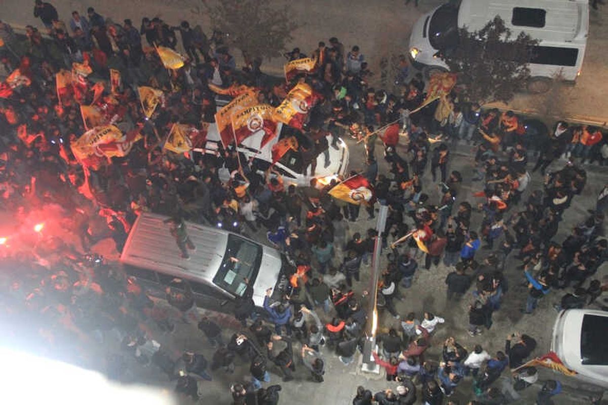 Hakkari\'de Galatasaray Coşkusu