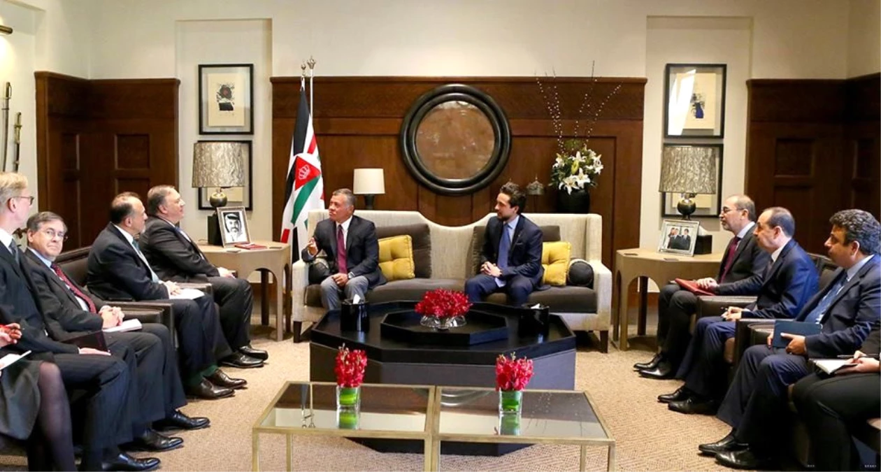 ABD Dışişleri Bakanı, Ürdün Kralı ile Görüştü