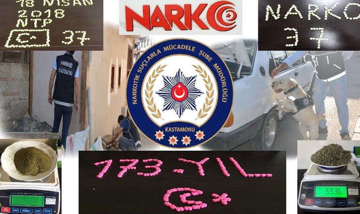 Kastamonu\'daki Uyuşturucu Operasyonunda 2 Tutuklama