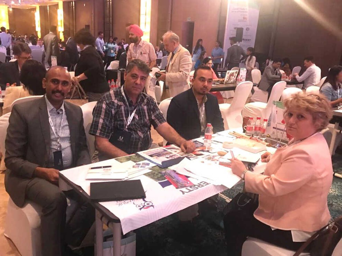 Kbü Heyeti, Hindistan\'daki Yükseköğretim Fuarına Katıldı
