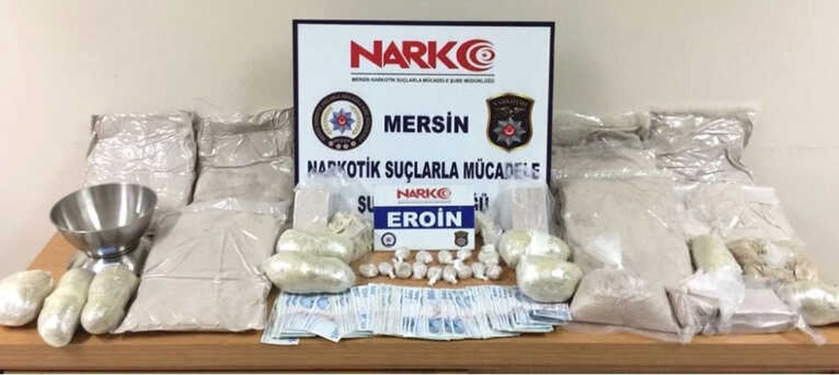 Mersin\'de 24 Kilo Eroin Ele Geçirildi