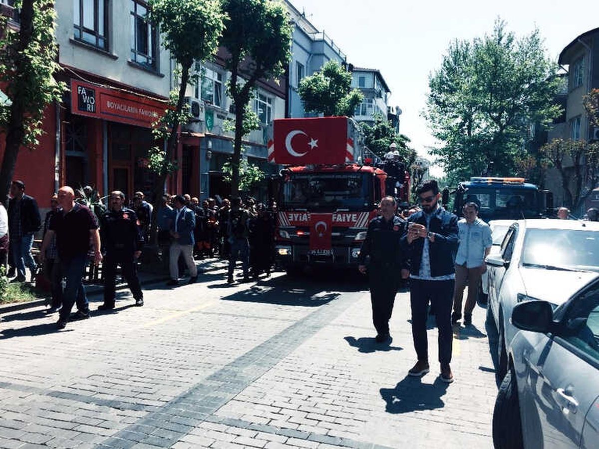 Şehit İtfaiyeciye Son Görev