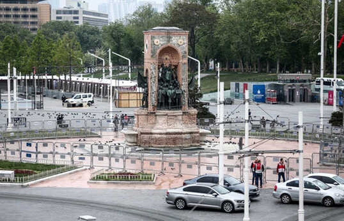1 Mayıs Emek ve Dayanışma Günü Nedeniyle Taksim\'de Güvenlik Önlemleri