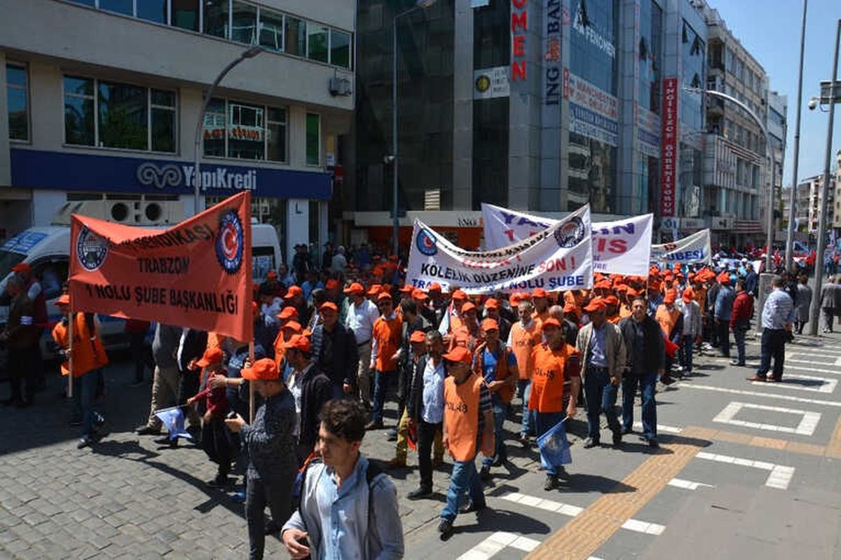 1 Mayıs Emek ve Dayanışma Günü Trabzon\'da Kutlandı