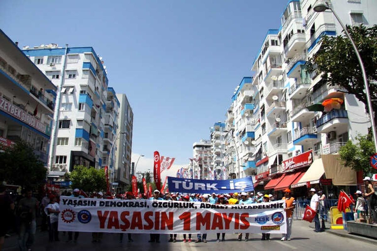 Antalya\'da 1 Mayıs Emek ve Dayanışma Günü