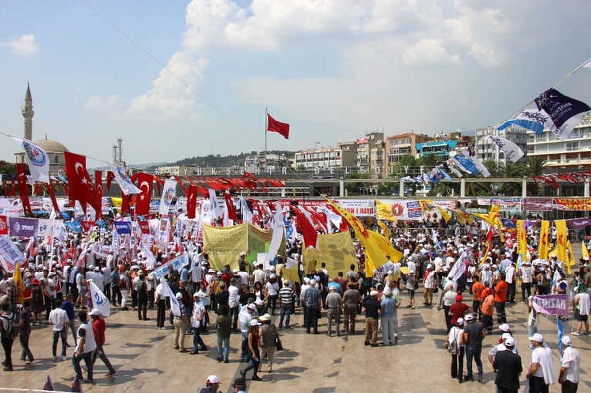 Aydın\'da 1 Mayıs İşçi Bayramı Kutlamaları