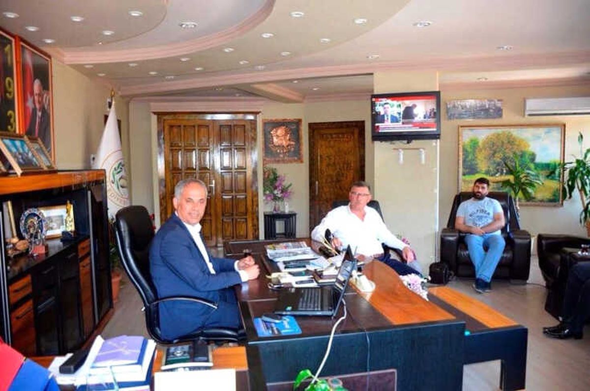 Başkan Yaman\'a Ziyaretler Devam Ediyor