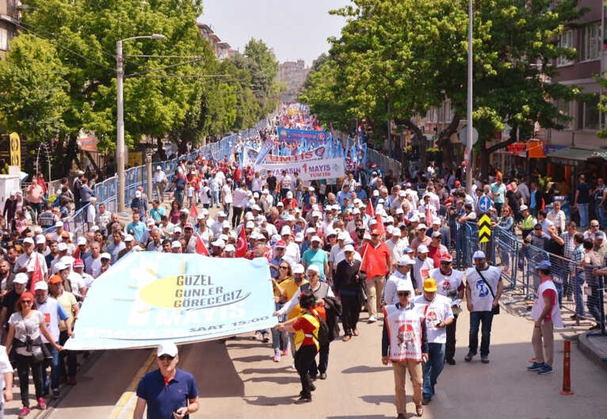 Bursa\'da 1 Mayıs Kutlamaları