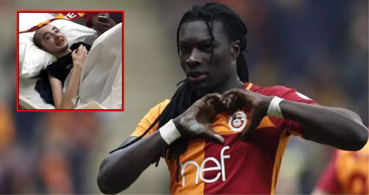 Galatasaraylı Gomis´ten Kanser Hastası Nuri´ye Anlamlı Mesaj: Seni Seviyorum