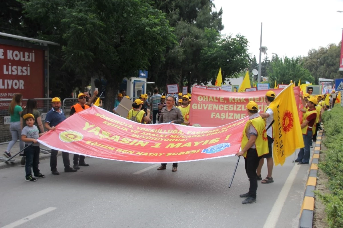 Hatay\'da 1 Mayıs Yürüyüşü