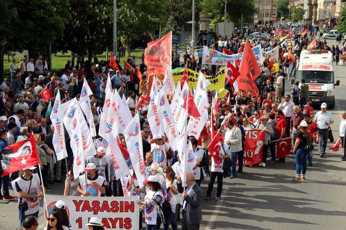 Kayseri\'de 1 Mayıs