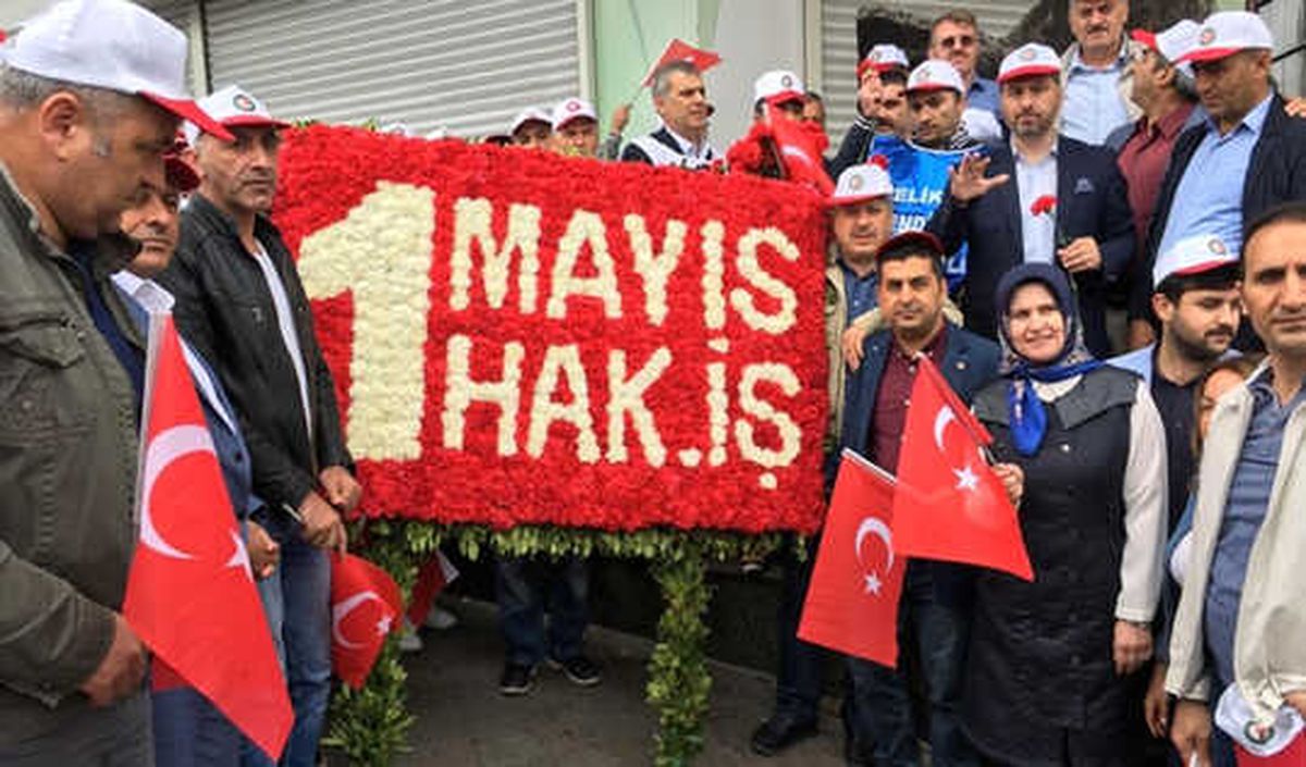 Hak-İş, Kazancı Yokuşu\'na Karanfil Bıraktı