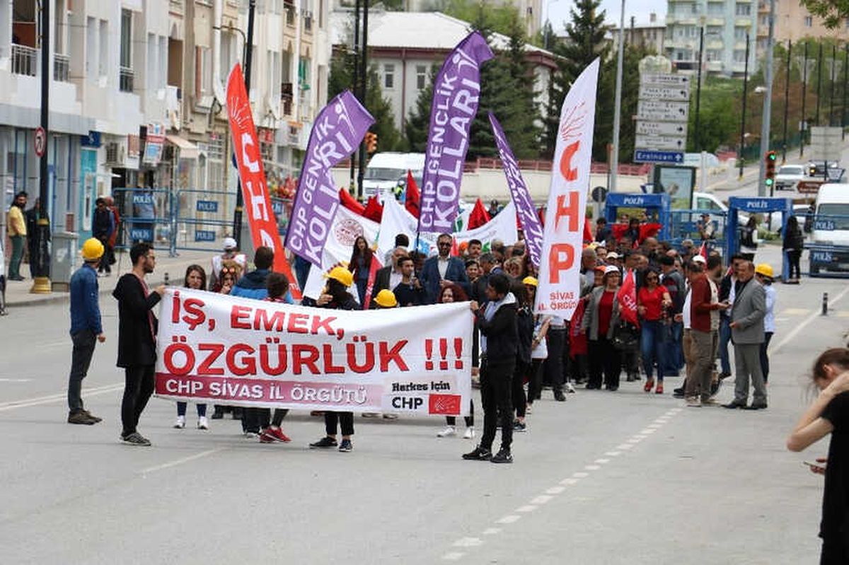 Sivas\'ta 1 Mayıs