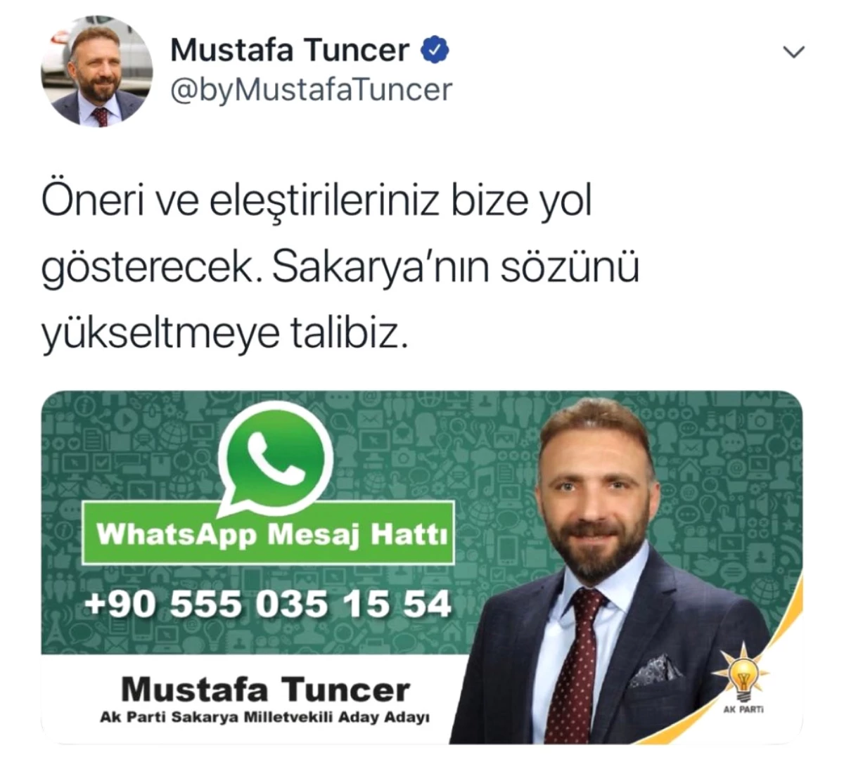 Aday Adayı Seçmenle İletişim Kurmak İçin Whatsapp Hattı Açtı