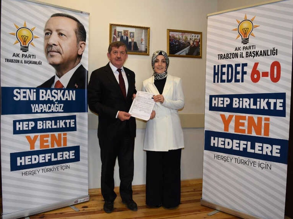 AK Parti Trabzon İl Kadın Kolları Başkanı Ayvazoğlu, Milletvekili Aday Adayı Oldu