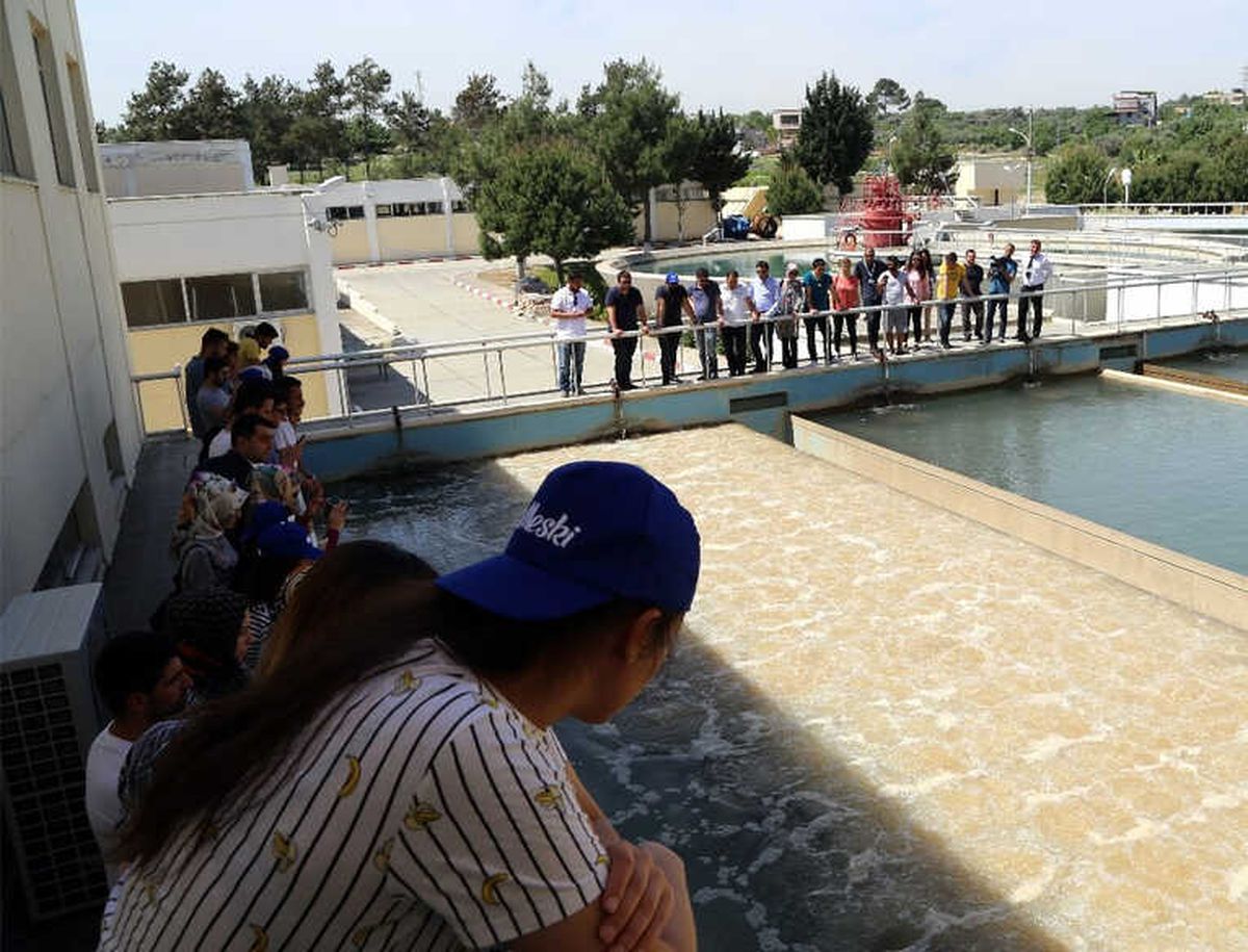 Fırat Üniversitesi Öğrencileri Büyükşehir Tesislerini Gezdi