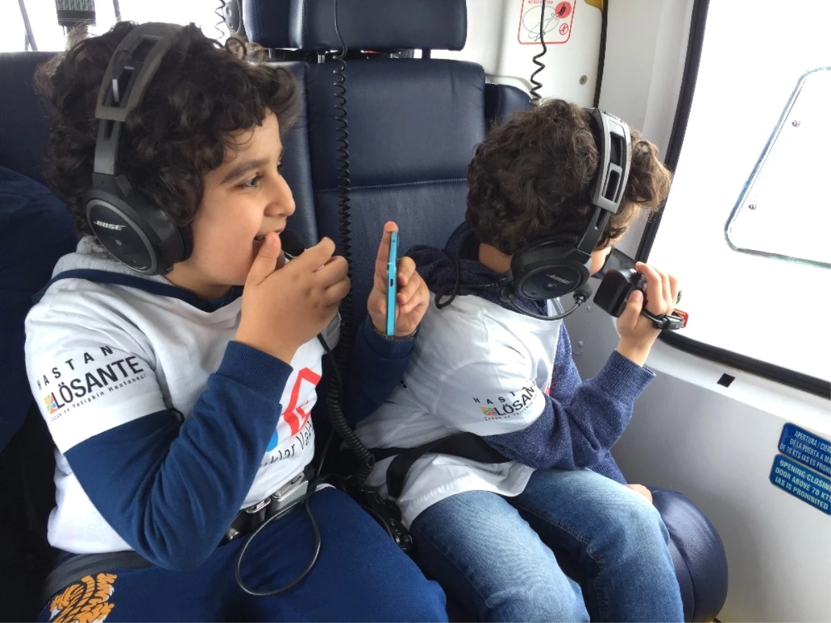 Lösemili Çocuklar Helikopterle İstanbul Turu Yaptı