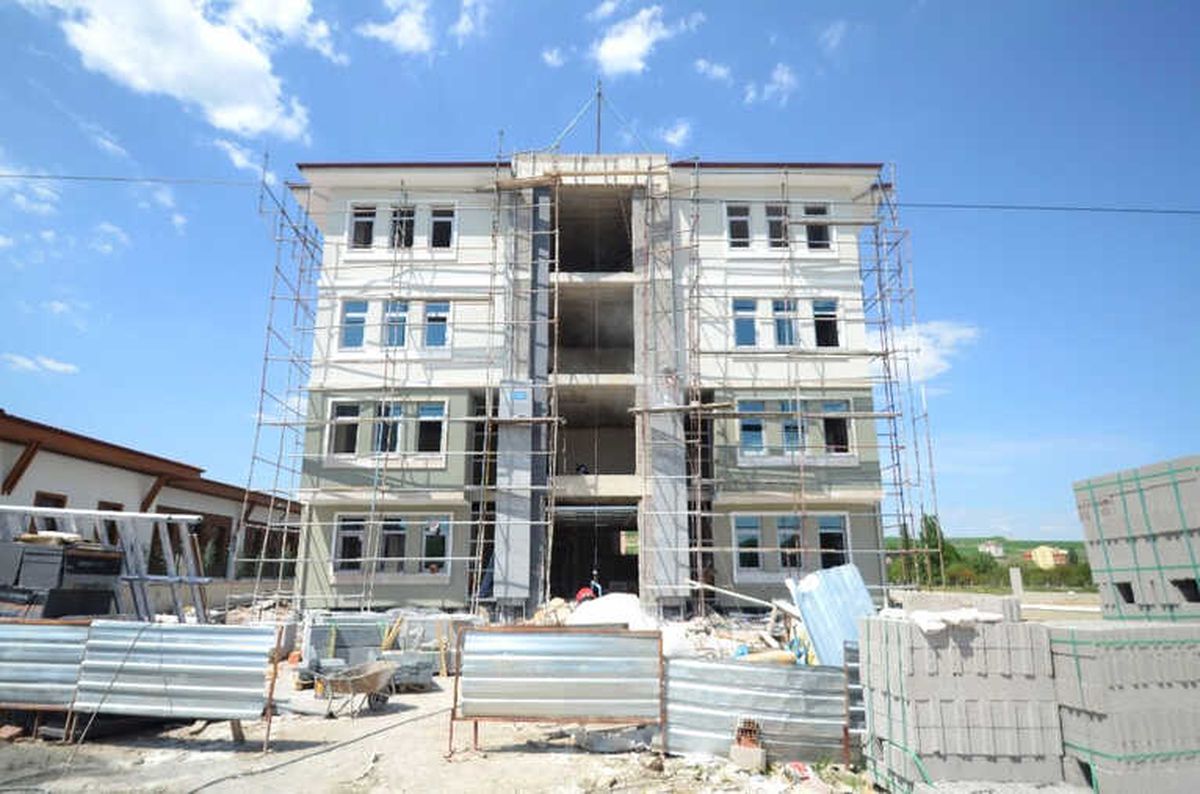 Pursaklar\'da Nezaket Okulu İnşaatı Tamamlanıyor
