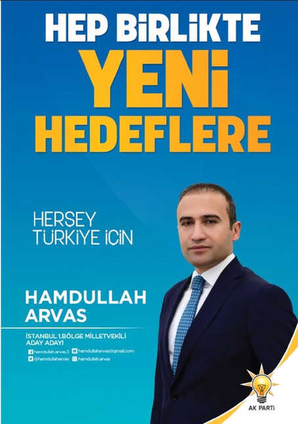 Sancaktepe Belediye Başkan Yardımcısı Hamdullah Arvas Milletvekilliği Aday Adaylığı İçin Görevinden...