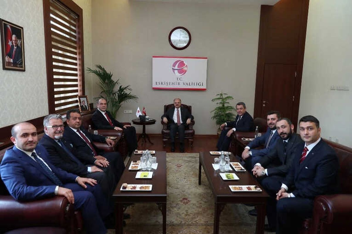 Vali Çakacak, Eso Yöneticilerini Kabul Etti