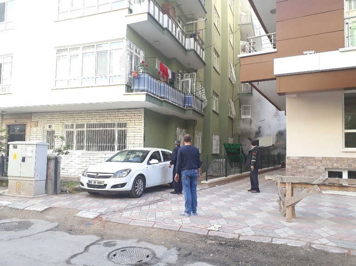 Başkent\'te Korkutan Yangın