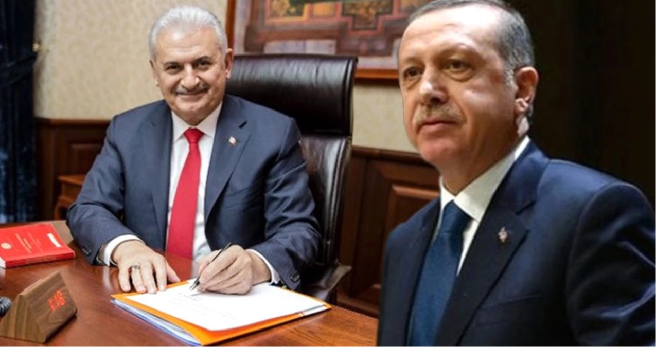 Başbakan Yıldırım, Erdoğan\'ın Cumhurbaşkanı Adaylığı Dilekçesini İmzaladı