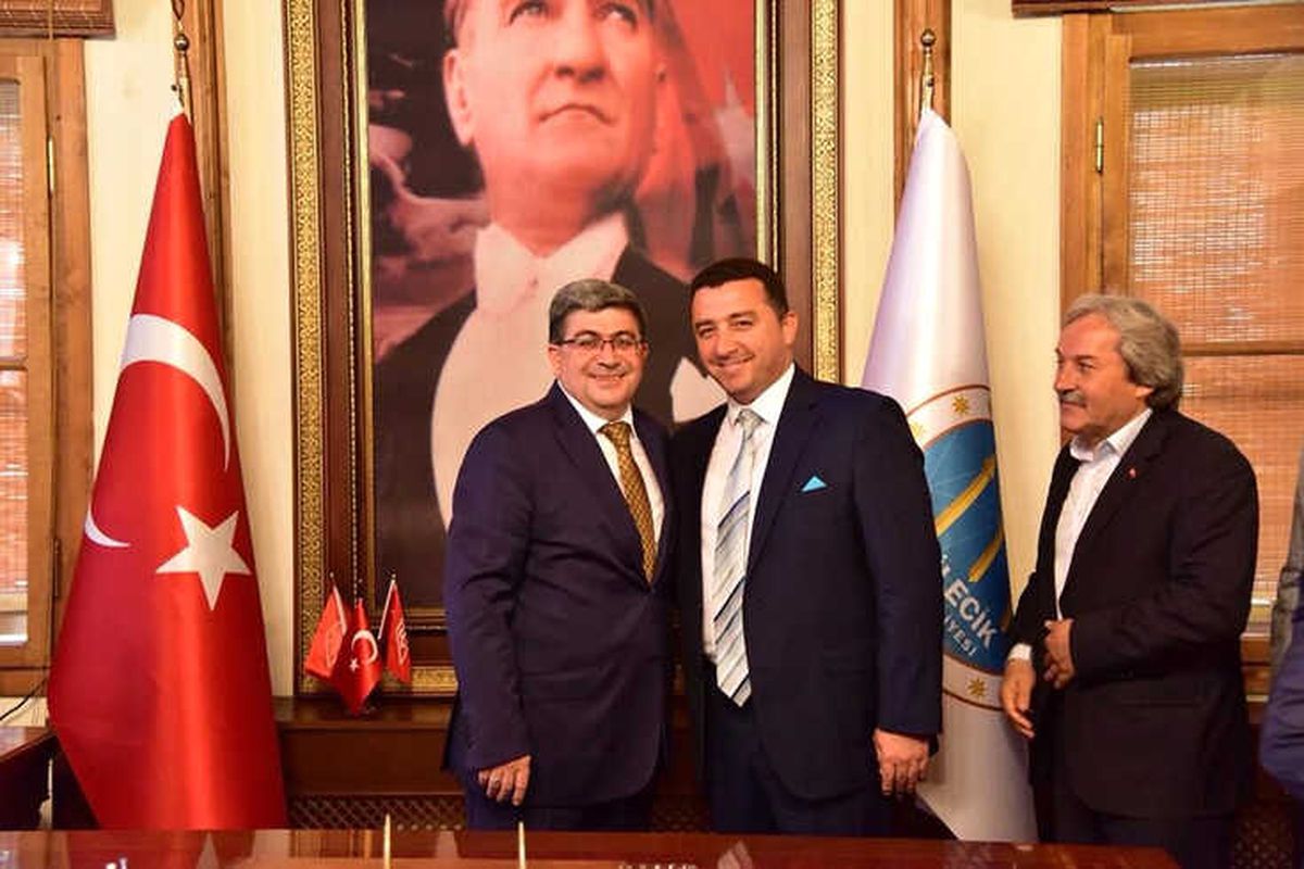 Başkan Bakıcı, Başkan Vekili Nihat Can\'ı Tebrik Etti
