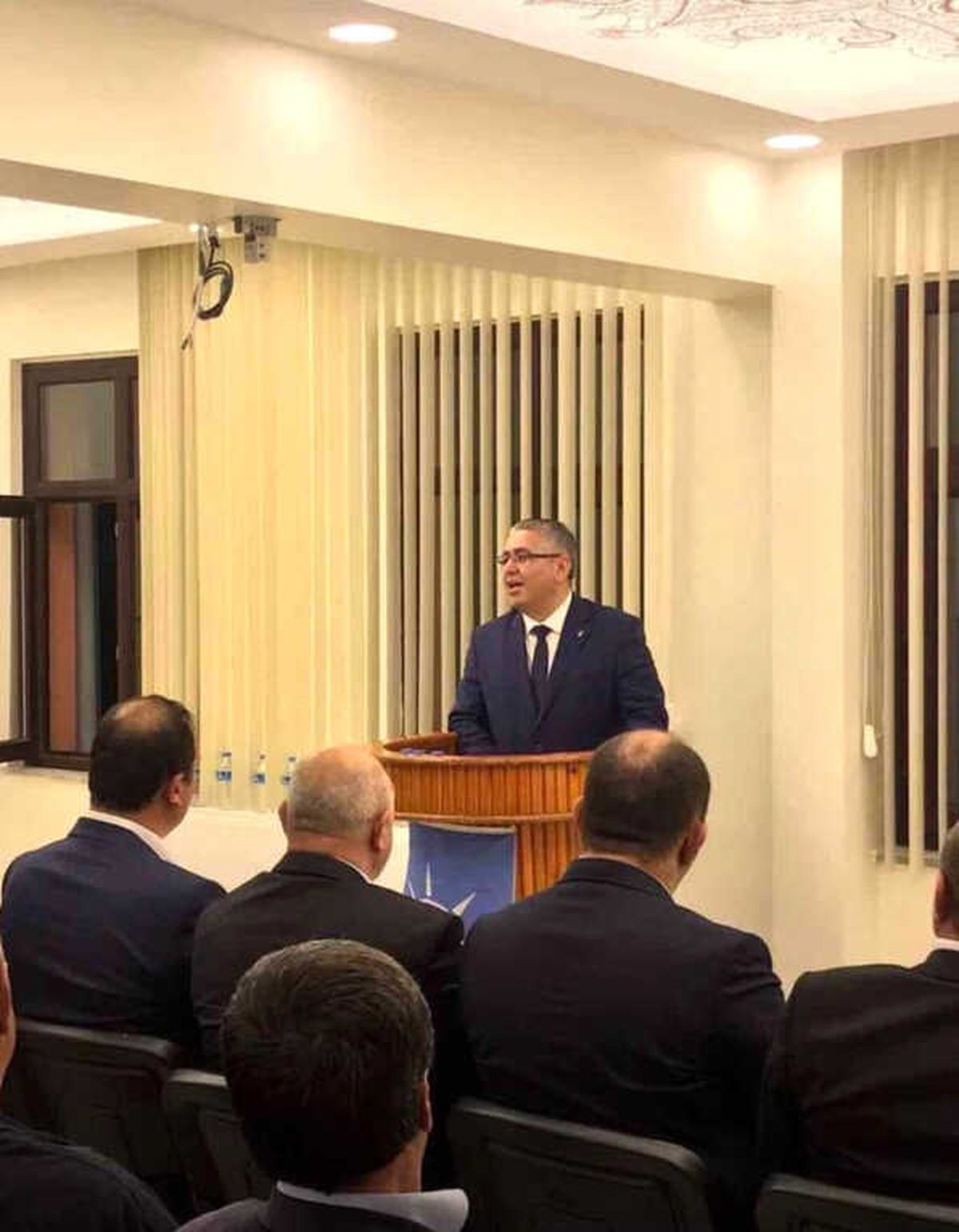 Baykan, Ovacık\'ta Teşkilata Seslendi