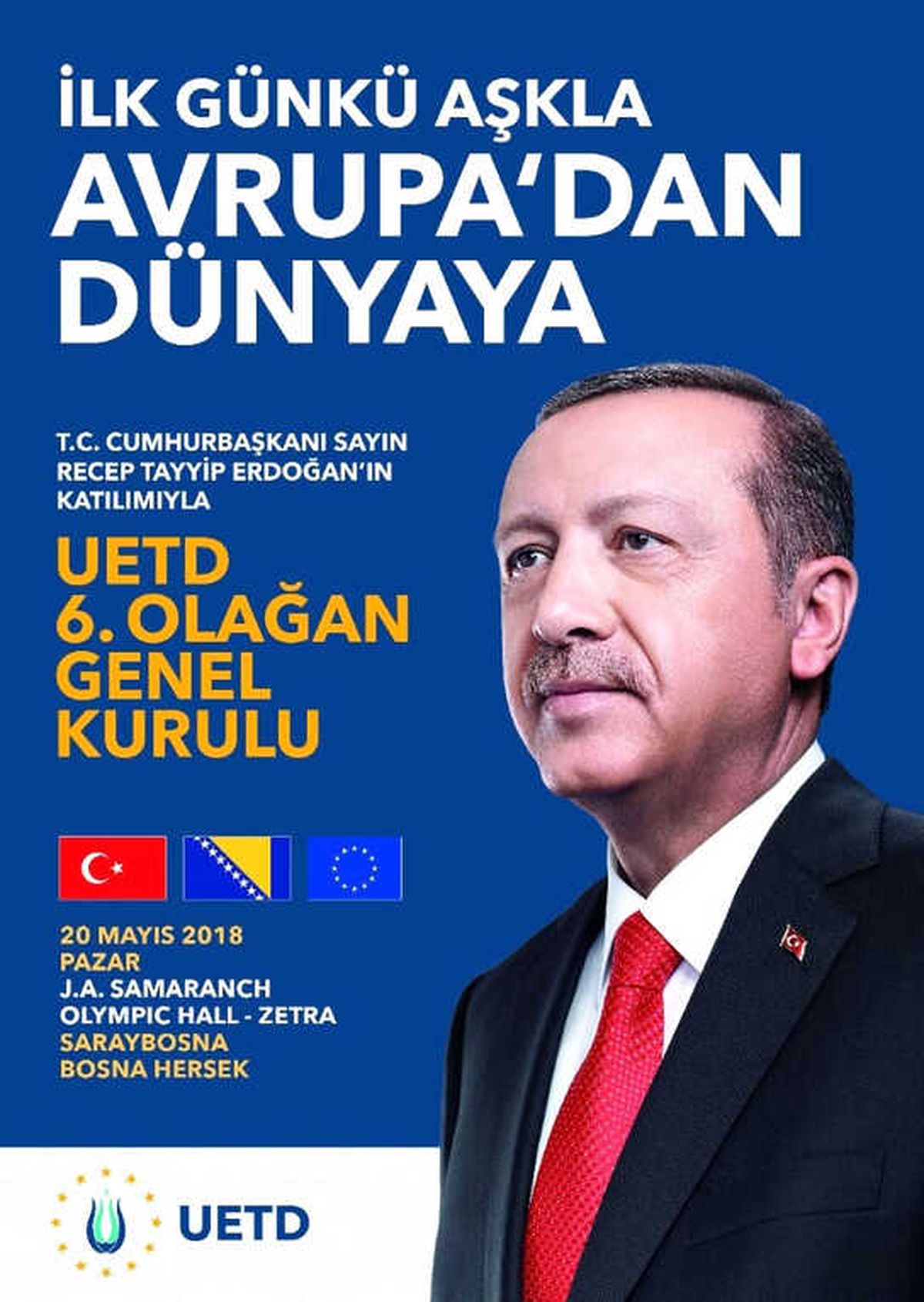 Cumhurbaşkanı Erdoğan 20 Mayıs\'ta Avrupalı Türklerle Saraybosna\'da Buluşacak