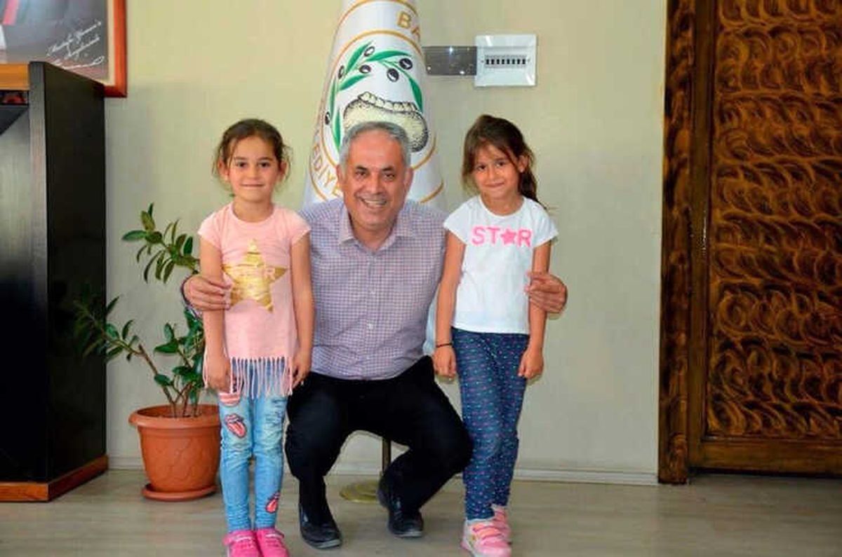 Minik Öğrencilerden Başkan Yaman\'a Ziyaret