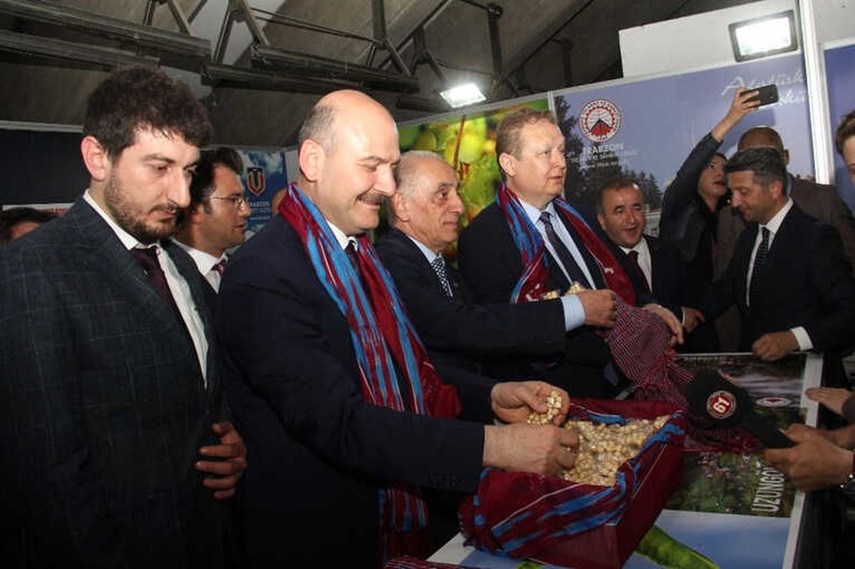 İçişleri Bakanı Soylu\'dan Fındık Tanıtımına Destek