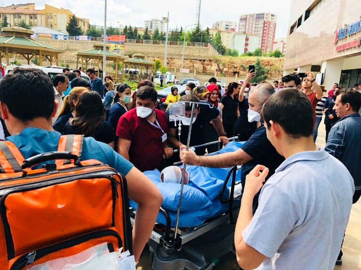 Mardin Devlet Hastanesinde Yangın Tatbikatı