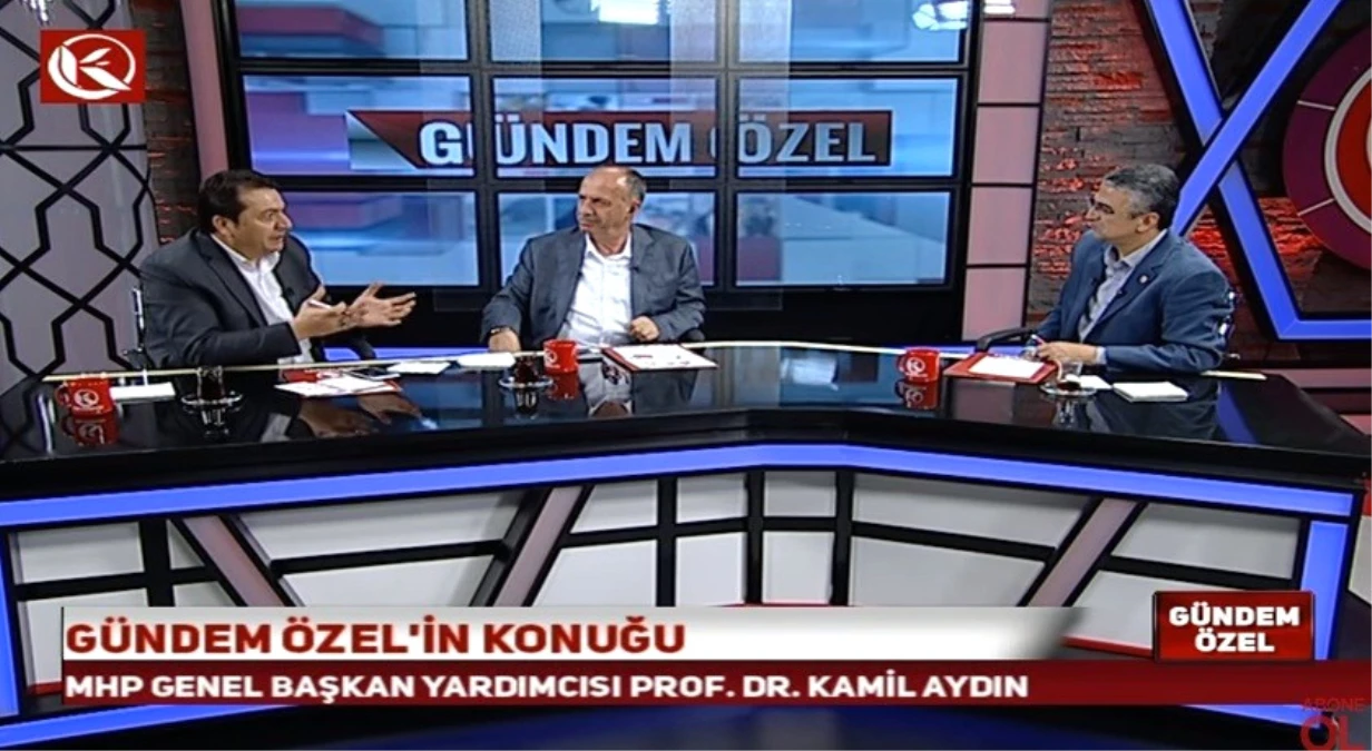 MHP Genel Başkan Yardımcısı Prof. Dr. Aydın: "Erken Seçim Kararı Bir Anda Gelmedi"