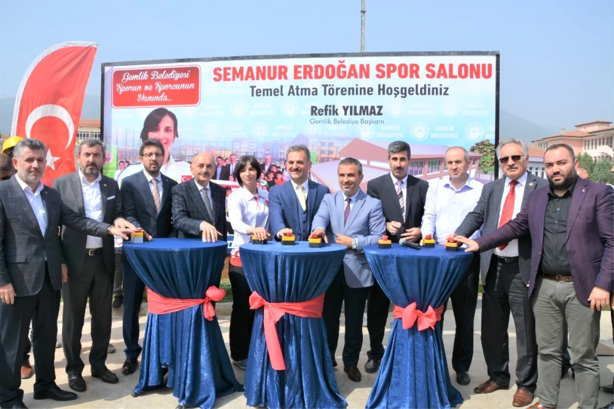 Semanur Erdoğan Spor Salonu\'nun Temeli Atıldı
